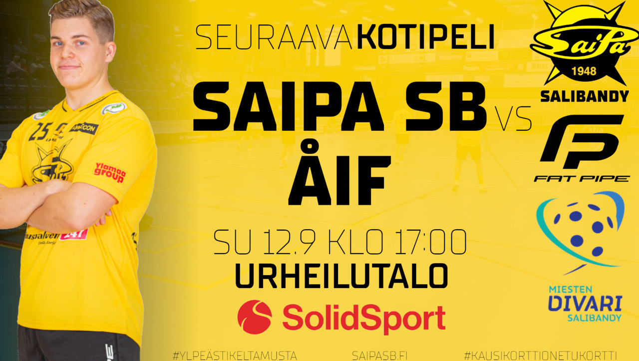Miesten divarikauden avaus sunnuntaina 12.9.2021 klo 17:00 Sipoon ÅIF vastaan Lappeenrannan Urheilutalolla, johon saadaan ottaa 600 katsojaa.
