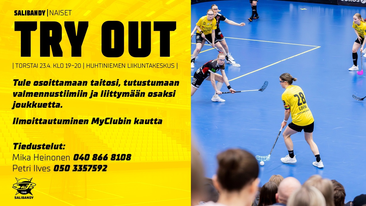 Naisten F-liigajoukkueen try out