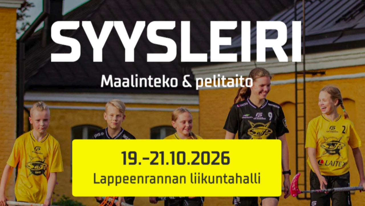 Syysleiri 3.-6. luokkalaisille – ilmoittautuminen auki!
